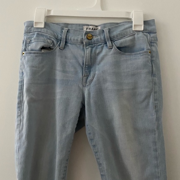 Frame Lennox Le Skinny de Jeanne Crop Denim Jeans Size 27 - Picture 7 of 7